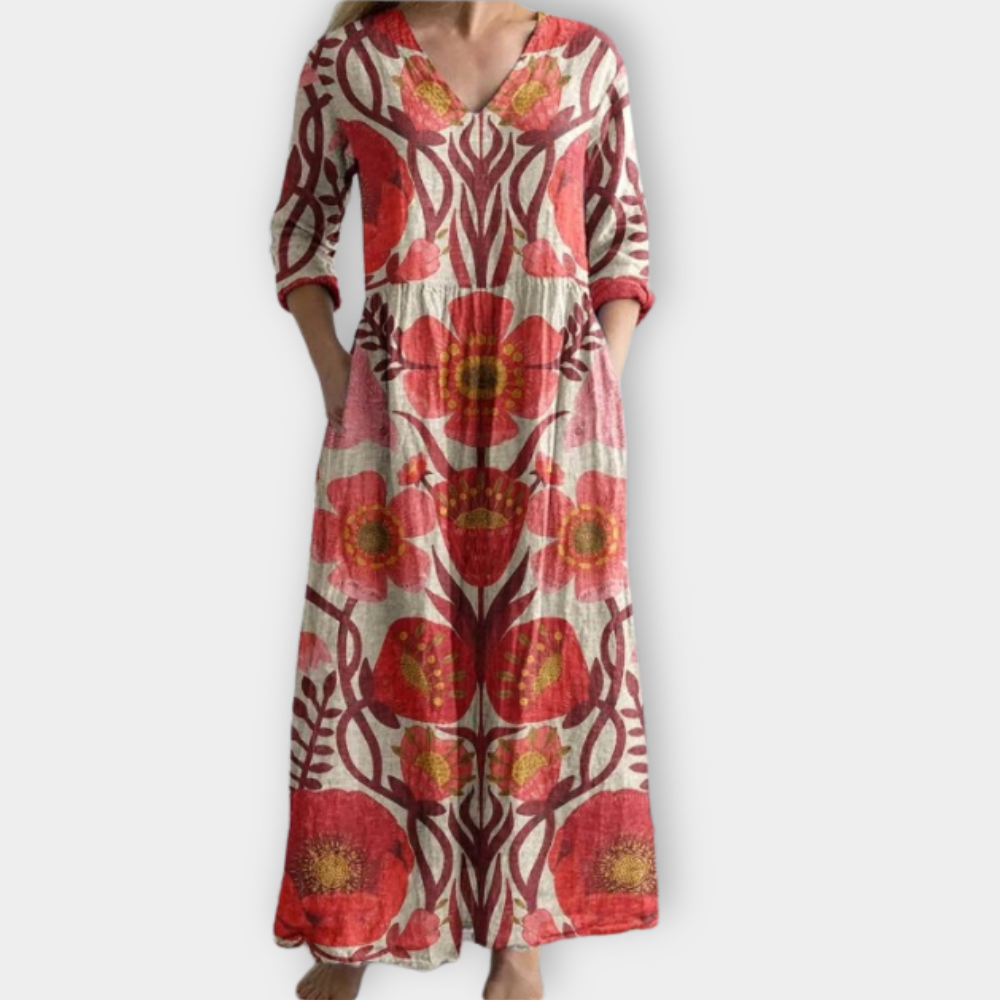 Adelgundis - Boho Maxi Dress Made from Soft Premium Fabric
