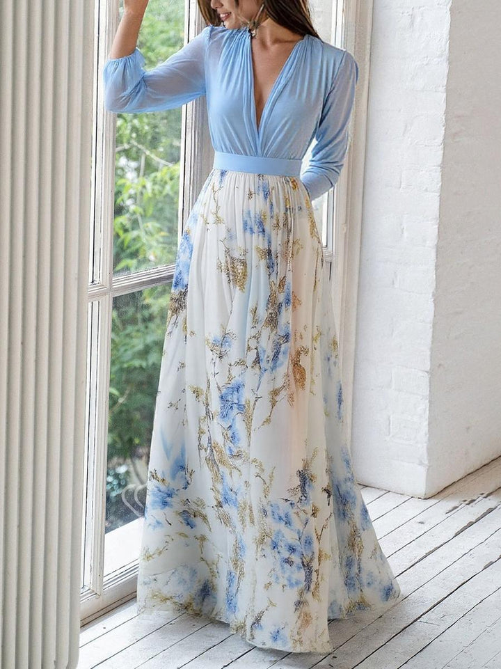 Tess - Long Dress with Floral Print