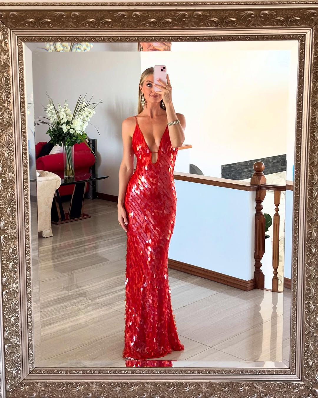 Aseel - Sequin Maxi Dress
