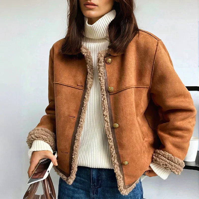 ORLYSSE – GENUINE SHEEPSKIN JACKET