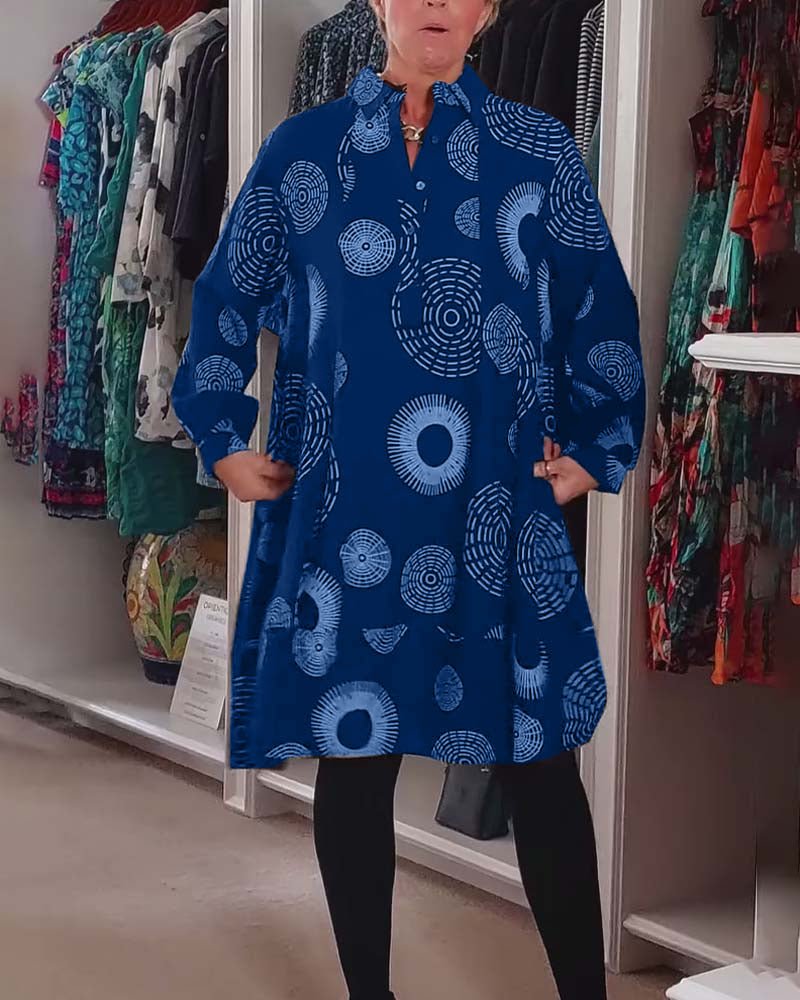 ZEHLIA – CHIC GEOMETRIC DRESS