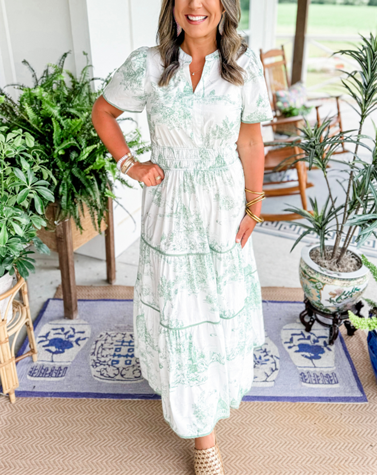 RENIRA – TOILE MAXI DRESS