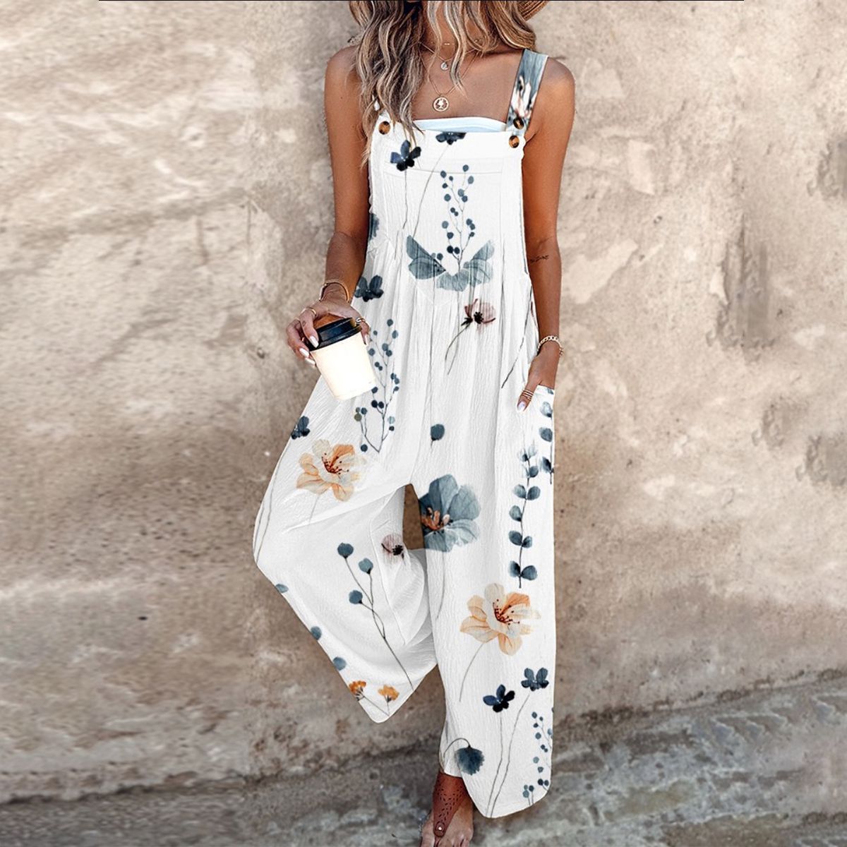 ARIVELLEA – CHIC SLEEVELESS JUMPSUIT