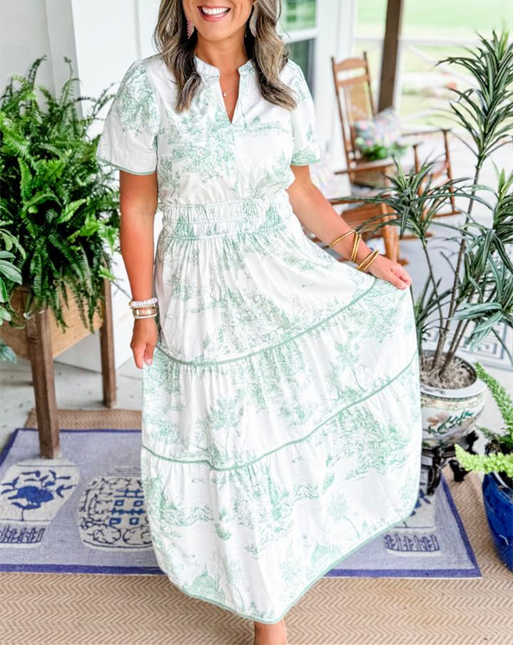 RENIRA – TOILE MAXI DRESS