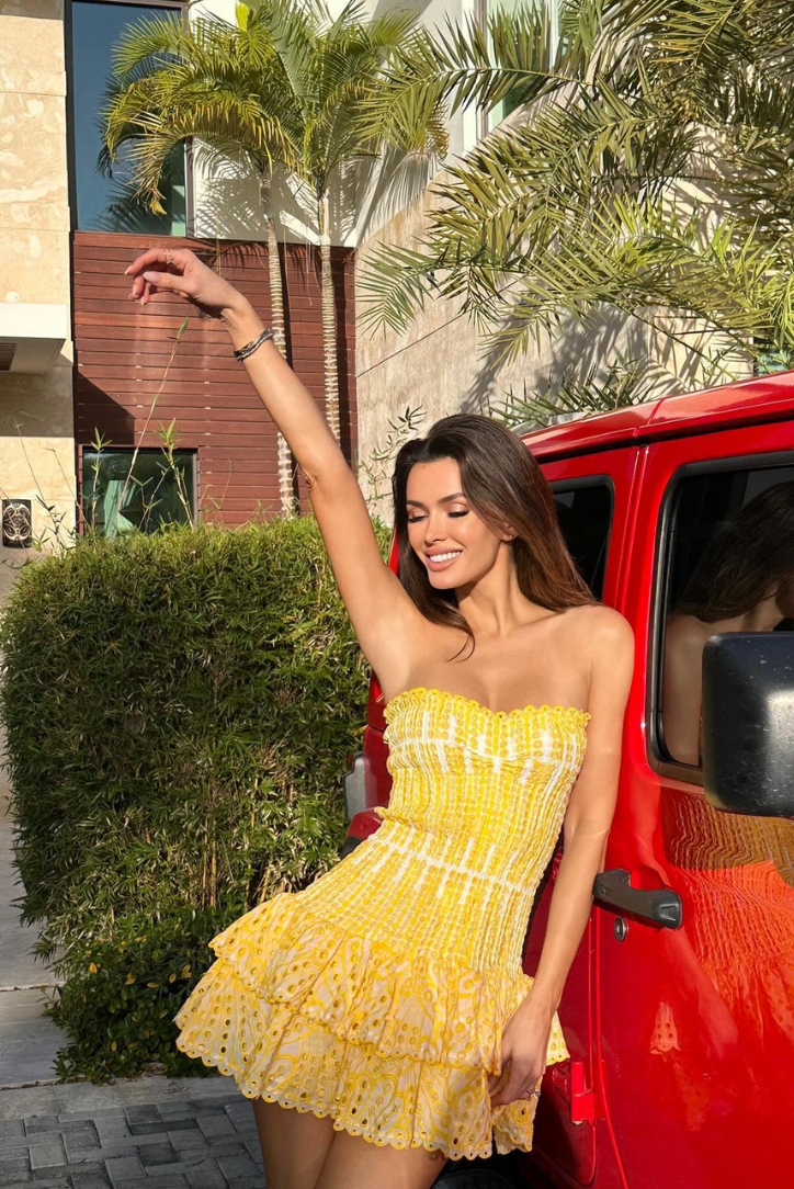 Ayana - Smocked Strapless Dress
