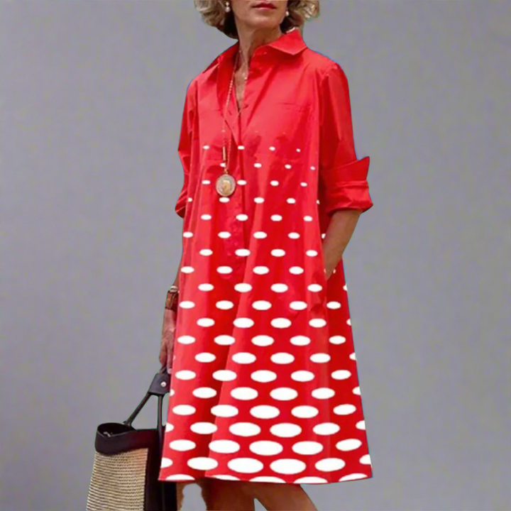 Zenobia - Elegant Midi Dress for Fashion-Forward Women