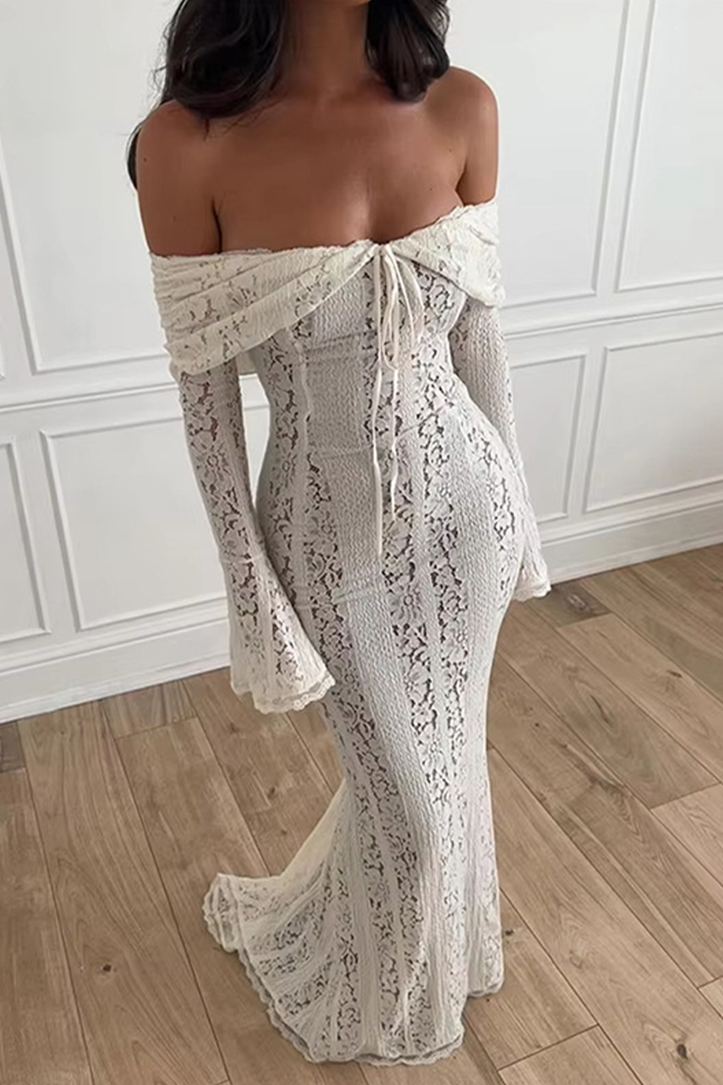 ALIRA – SEXY LACE OFF-SHOULDER DRESS
