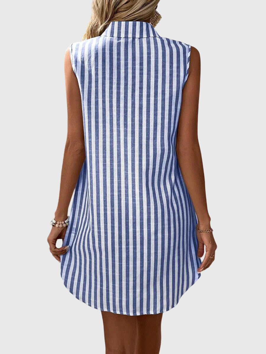 MARIGOLD – STRIPED SHIRT DRESS FOR EASY SUMMER STYLE