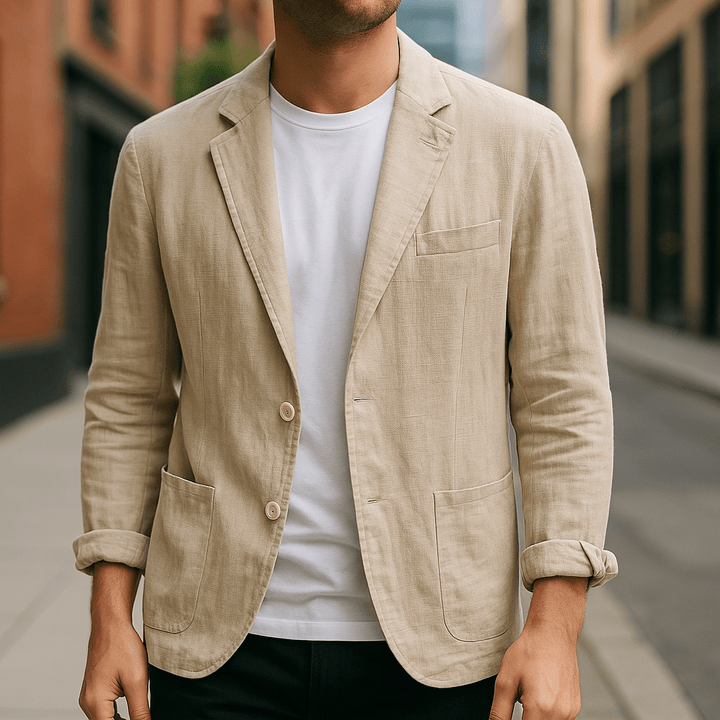 ZYRELLA – MARLOW LINEN BLAZER WITH RELAXED