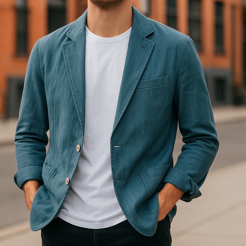 ZYRELLA – MARLOW LINEN BLAZER WITH RELAXED