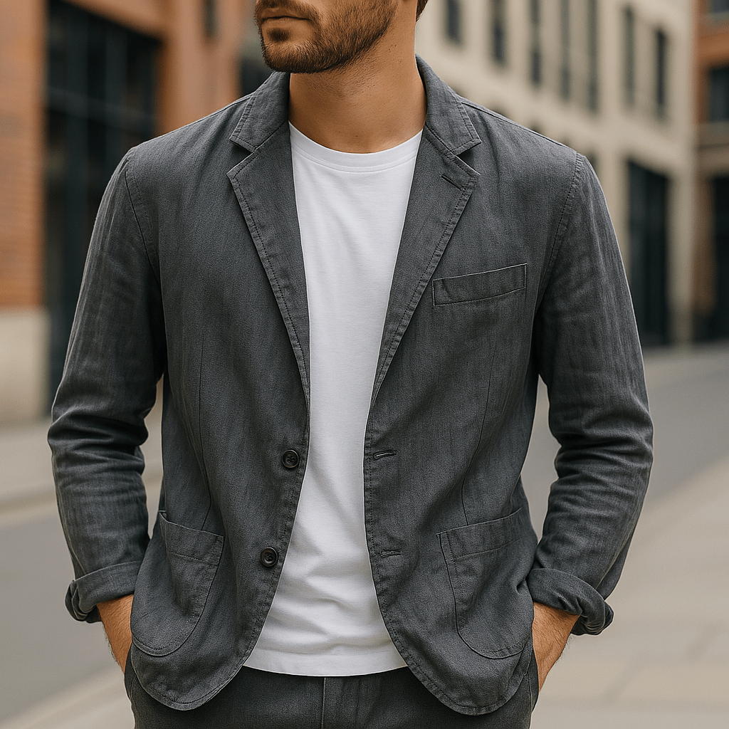 ZYRELLA – MARLOW LINEN BLAZER WITH RELAXED