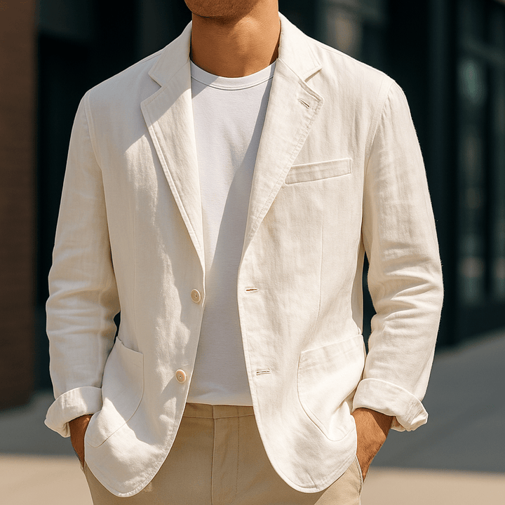 ZYRELLA – MARLOW LINEN BLAZER WITH RELAXED