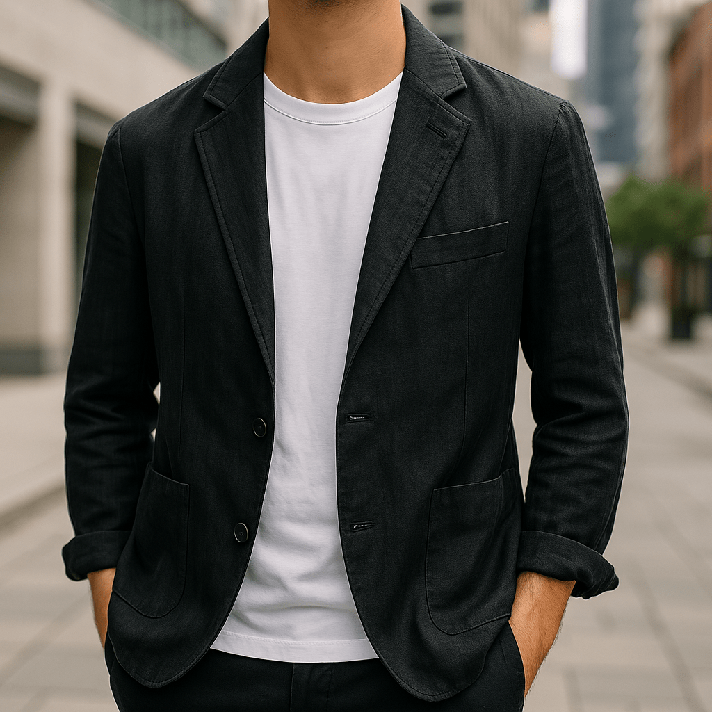 ZYRELLA – MARLOW LINEN BLAZER WITH RELAXED