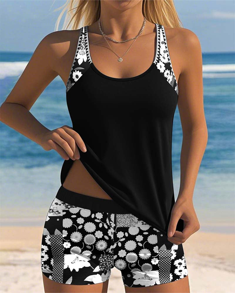 BRIELLE – CLASSY MODERN TWO-PIECE SWIMSUIT