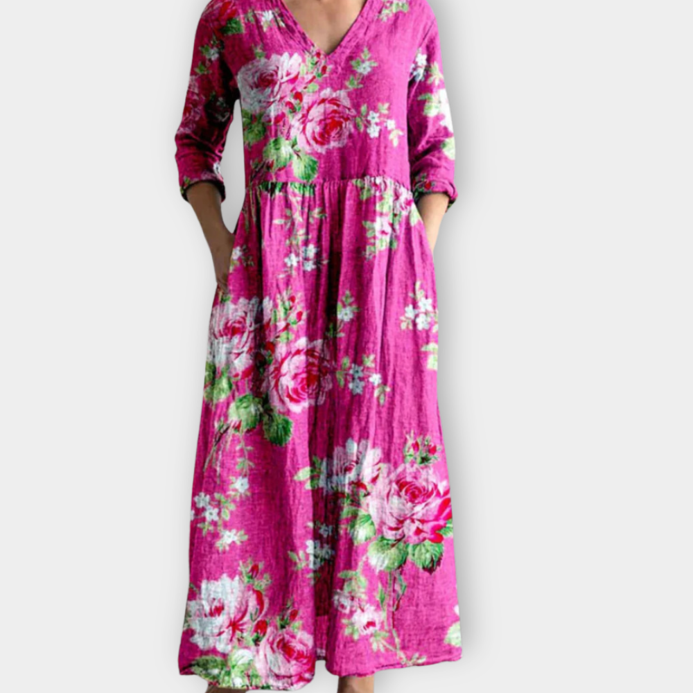 Almara - Boho Maxi Dress Made of Soft Premium Fabric