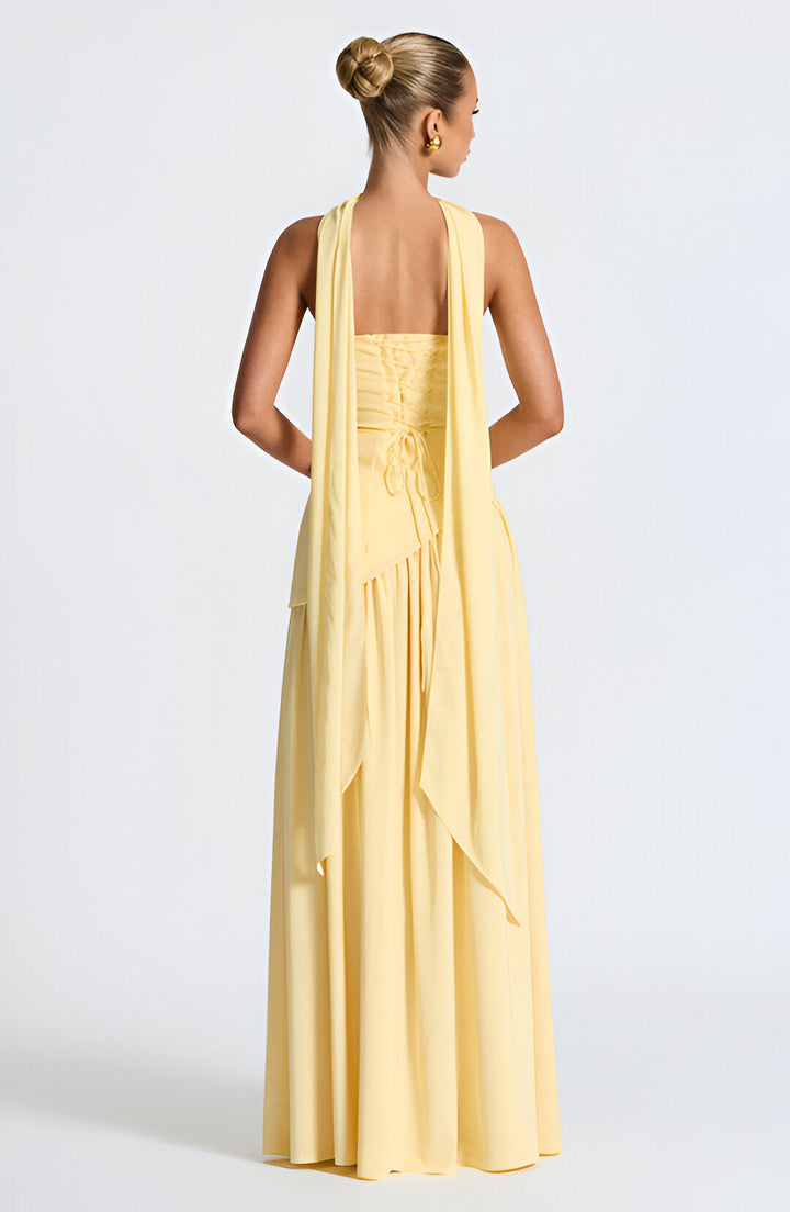 AURORA – RADIANT STRAPLESS EVENING GOWN