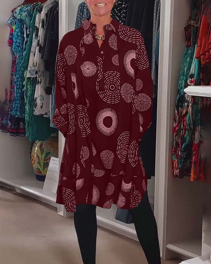 ZEHLIA – CHIC GEOMETRIC DRESS