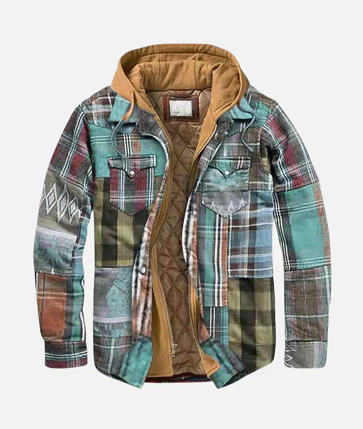 MIRELITH – PLAID PATCHWORK JACKET