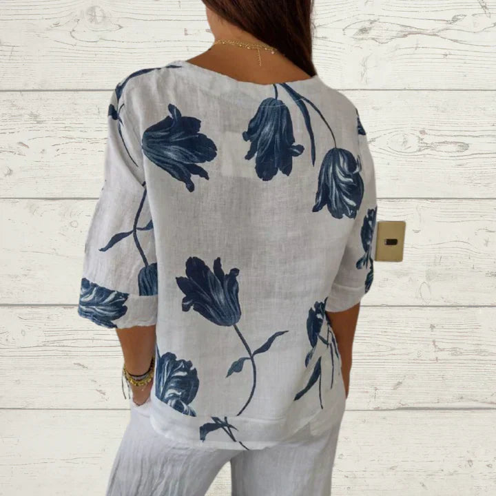 AMARA – PRINTED SPRING TUNIC