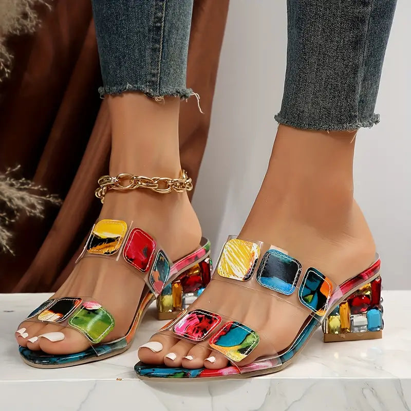 SELENE – DOUBLE STRAP SANDALS
