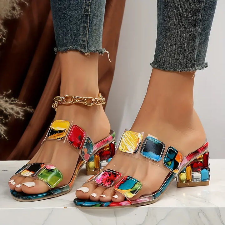 SELENE – DOUBLE STRAP SANDALS