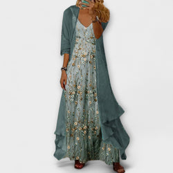 Elva - Layered Floral Dress