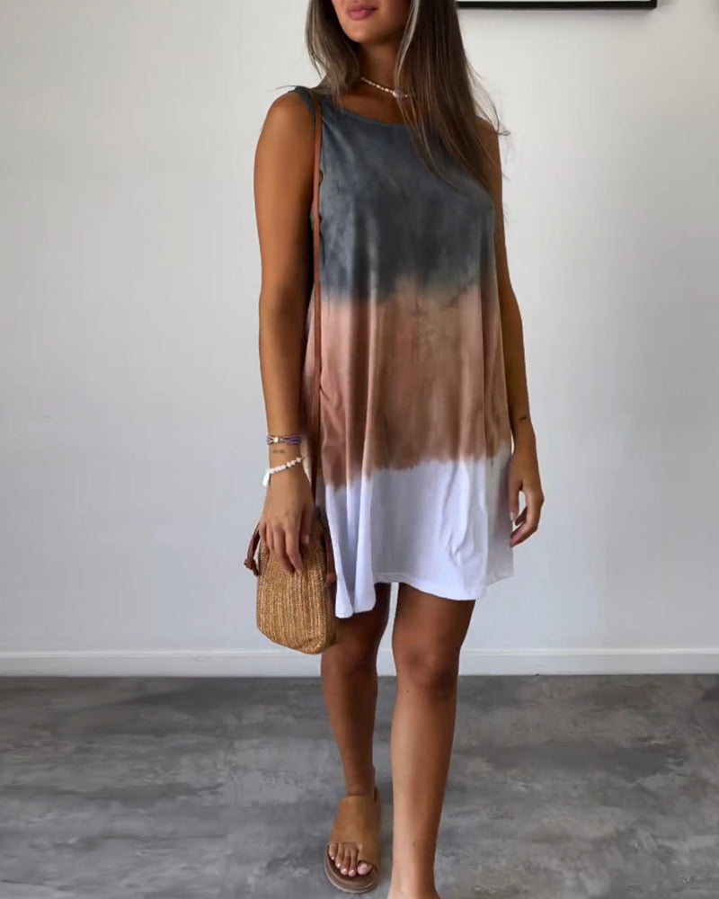LYRA – CASUAL GRADIENT DRESS