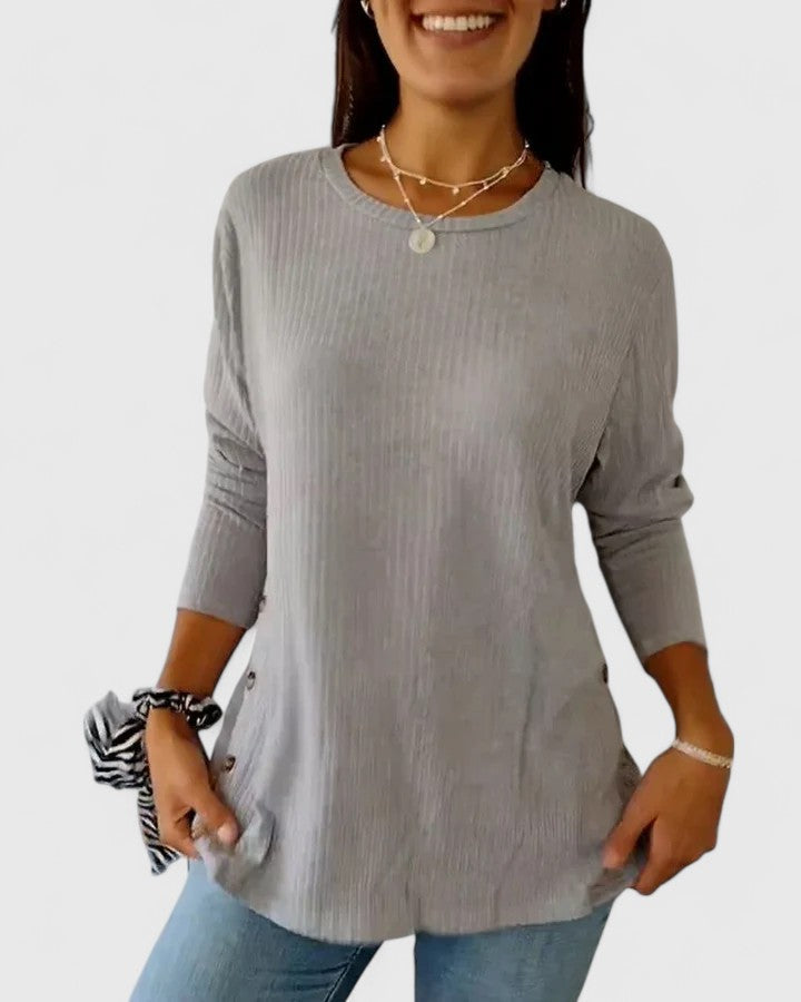 AVENNA – ELEGANT CREW TOP FOR EVERYDAY STYLE