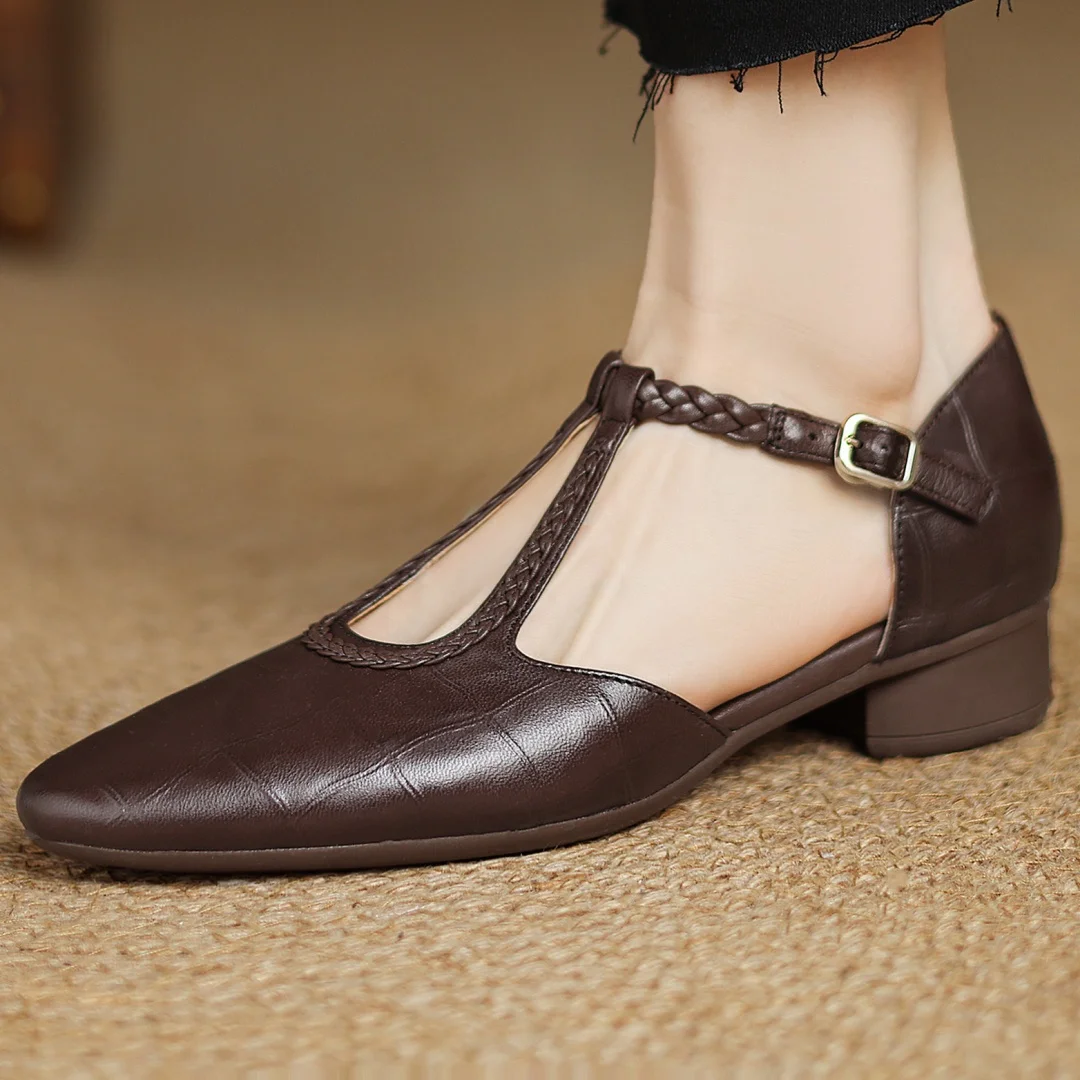 CAERAVELLE – KEPA LEATHER MARY JANE