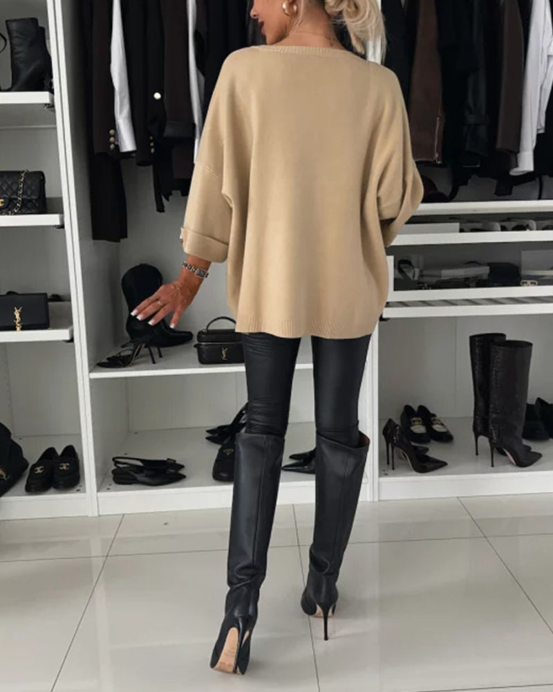 ISABELLA – ELEGANT KNIT BLOUSE