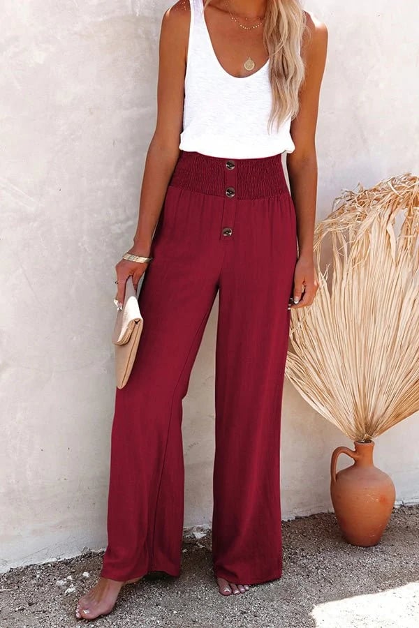 KIRELLY – HIGH-WAIST RELAXED PANTS