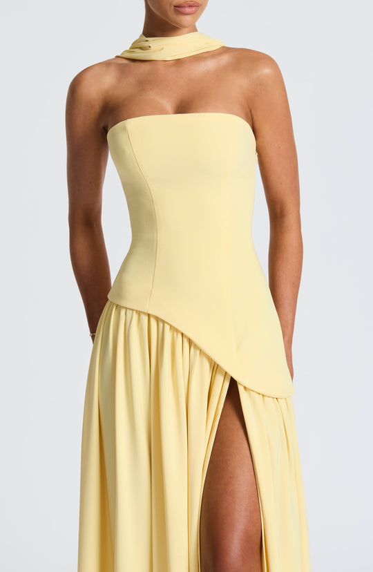 AURORA – RADIANT STRAPLESS EVENING GOWN