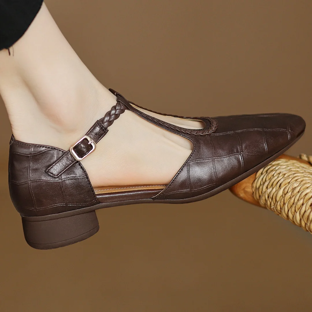 CAERAVELLE – KEPA LEATHER MARY JANE
