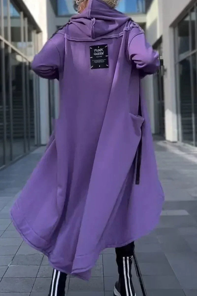 ARISELITH – LONG ZIP-UP HOODIE