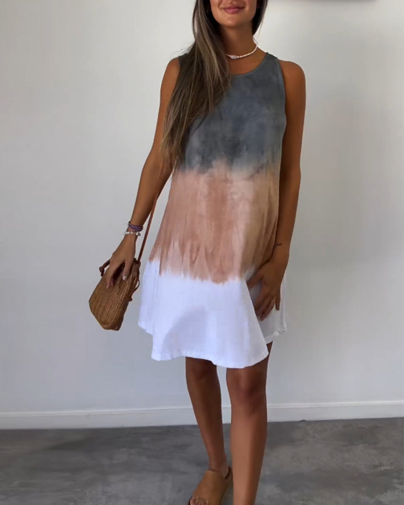 LYRA – CASUAL GRADIENT DRESS