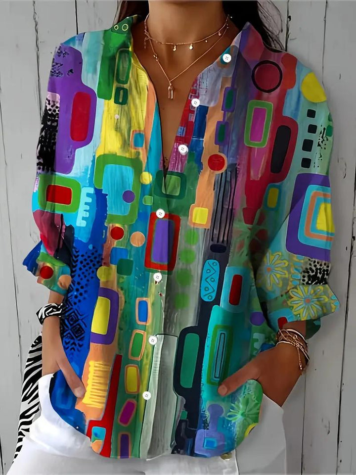 Persin - Stylish Multicolored Blouse