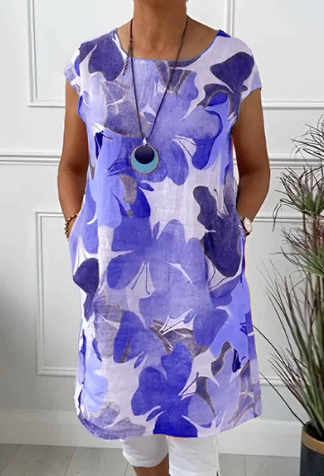 FREYANA – STYLISH FLORAL POCKET DRESS