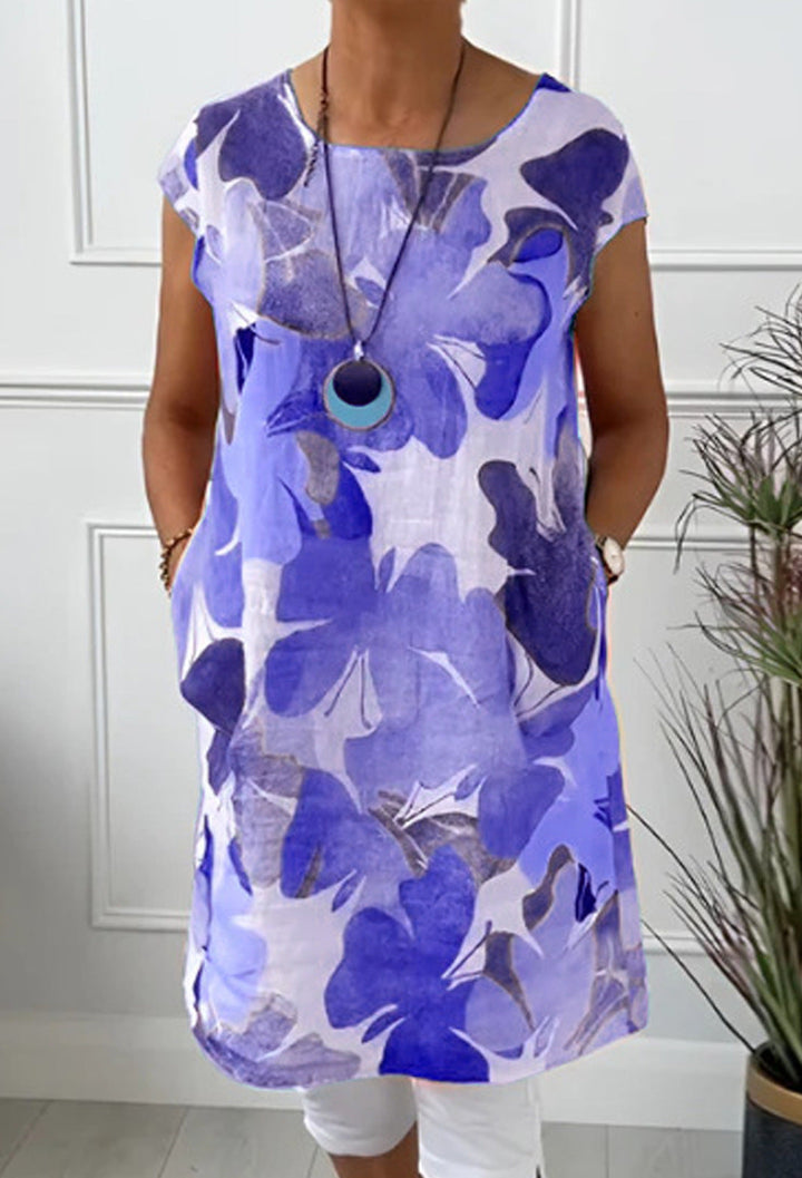 FREYANA – STYLISH FLORAL POCKET DRESS