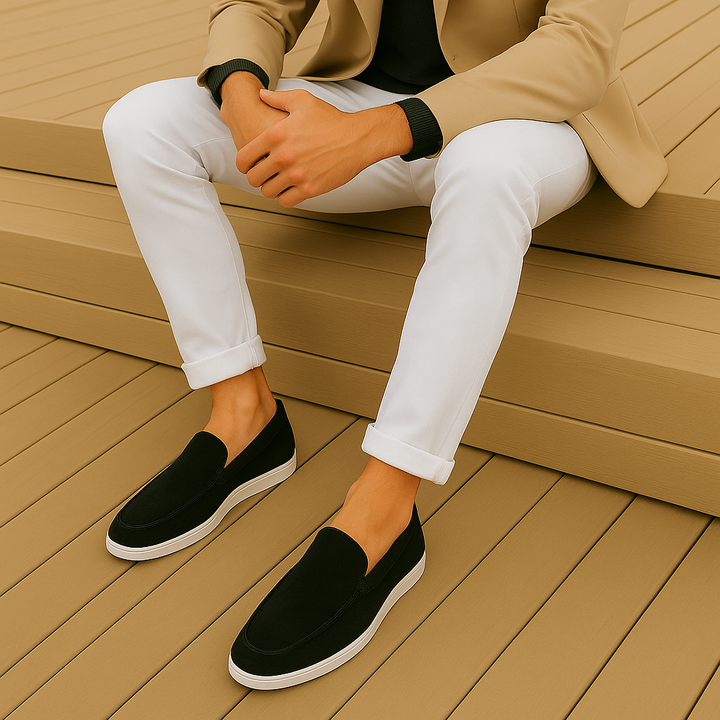 GIVALLI – ELEGANT SUEDE LOAFERS