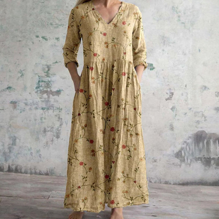 Mavis – Erica Elegant Floral Dress