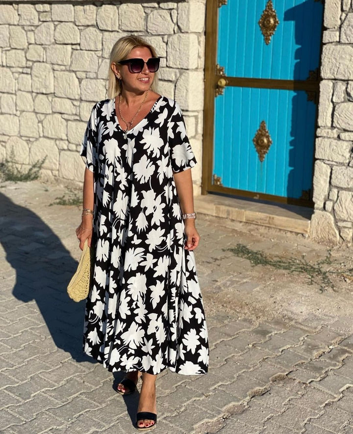 ROMARA – ELEGANT DRESS WITH TUMMY COVERAGE