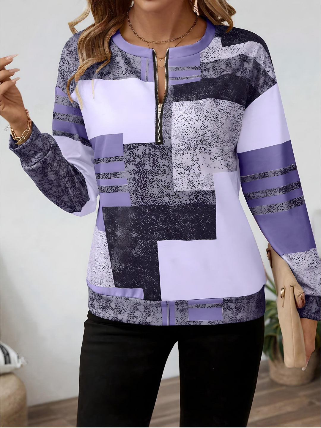 EVELYSSIA – CHIC VINTAGE SWEATSHIRT