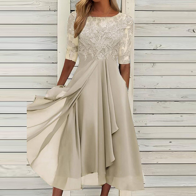 THAVINDRA – TIMELESS LACE DRESS