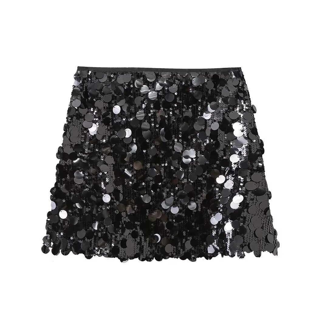 Freda - Sparkling Sequin Skirt