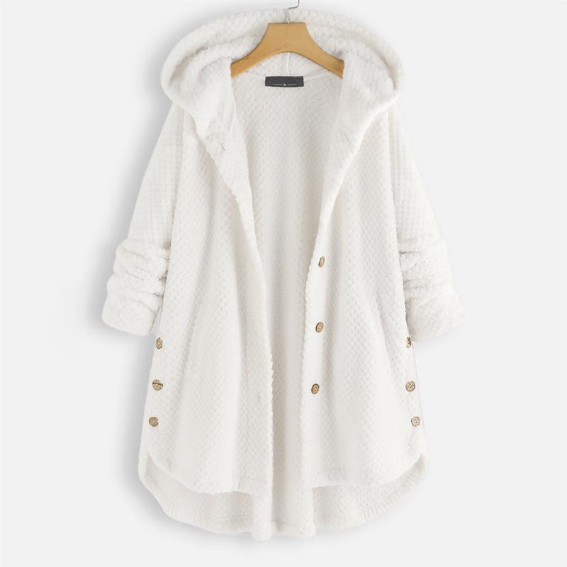 SYLONDRA – WINTER HOODED DOUBLE-FACED FLEECE COAT