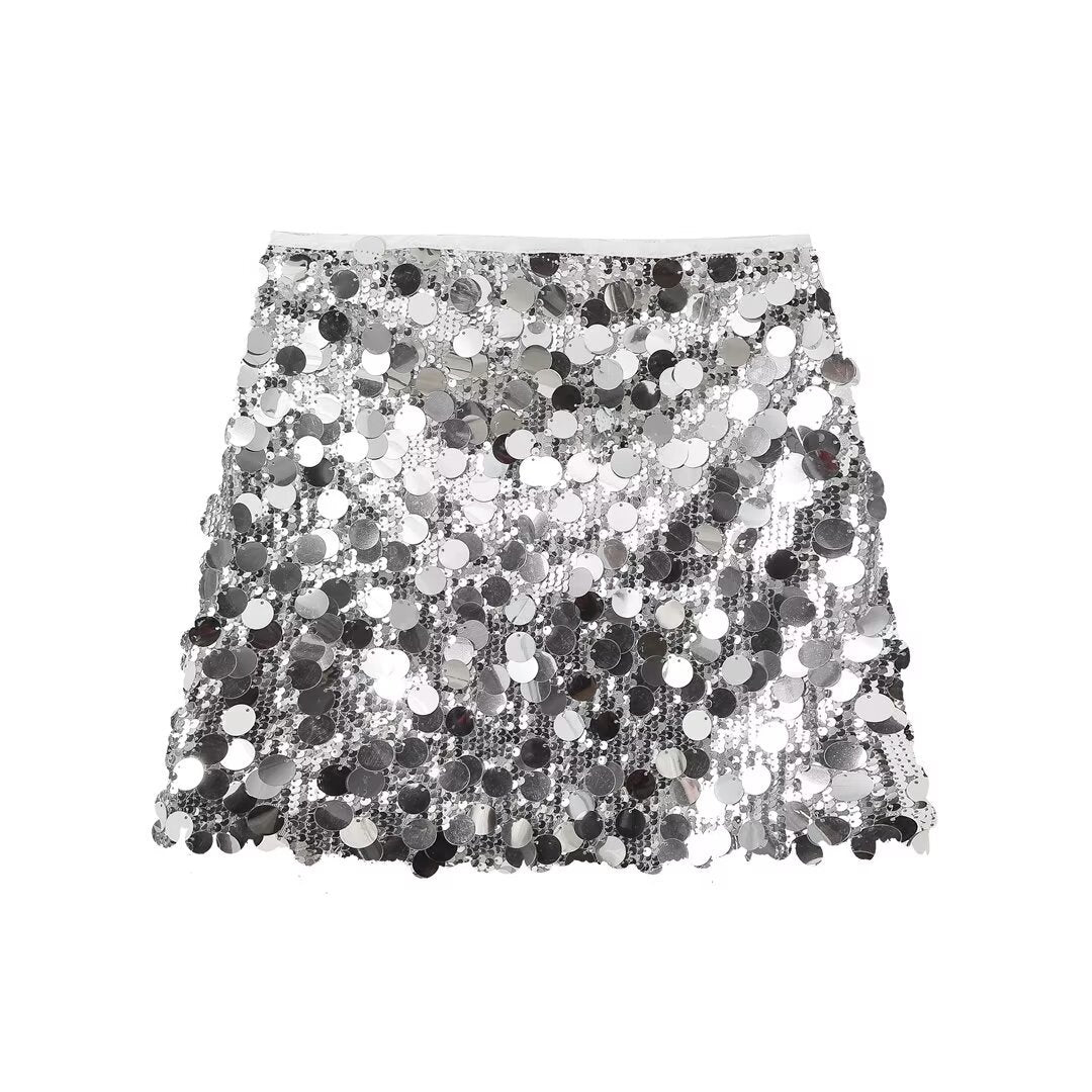 Freda - Sparkling Sequin Skirt