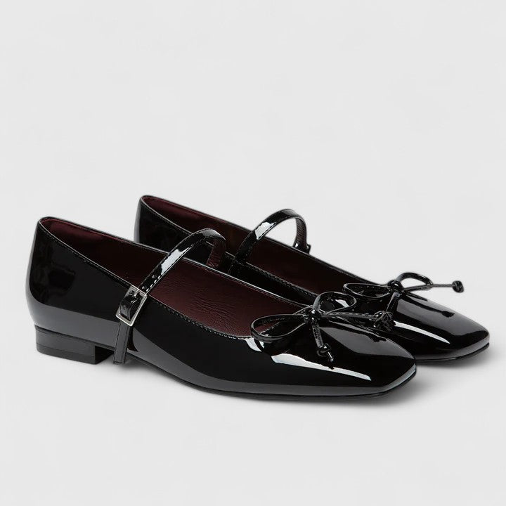 ELENAVELLE – ORTHOPEDIC SQUARE TOE BALLET FLATS