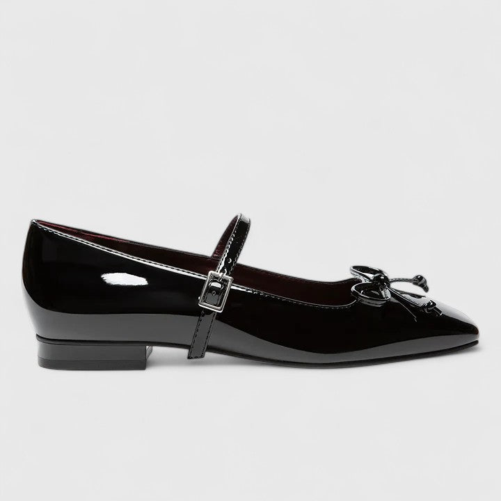 ELENAVELLE – ORTHOPEDIC SQUARE TOE BALLET FLATS