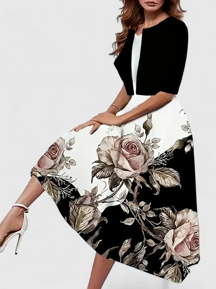 CHANTAL – ELEGANT MIDI DRESS