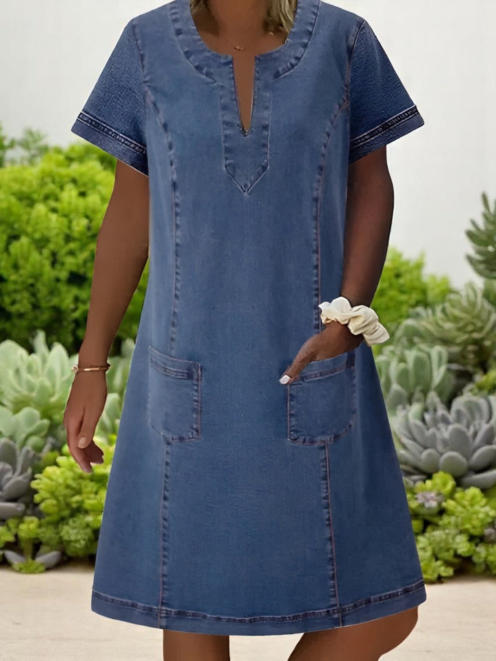 LUNA – COZY DENIM DRESS